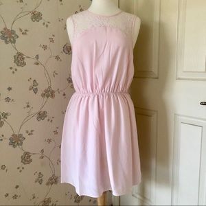H&M Light Pink Lace Dress